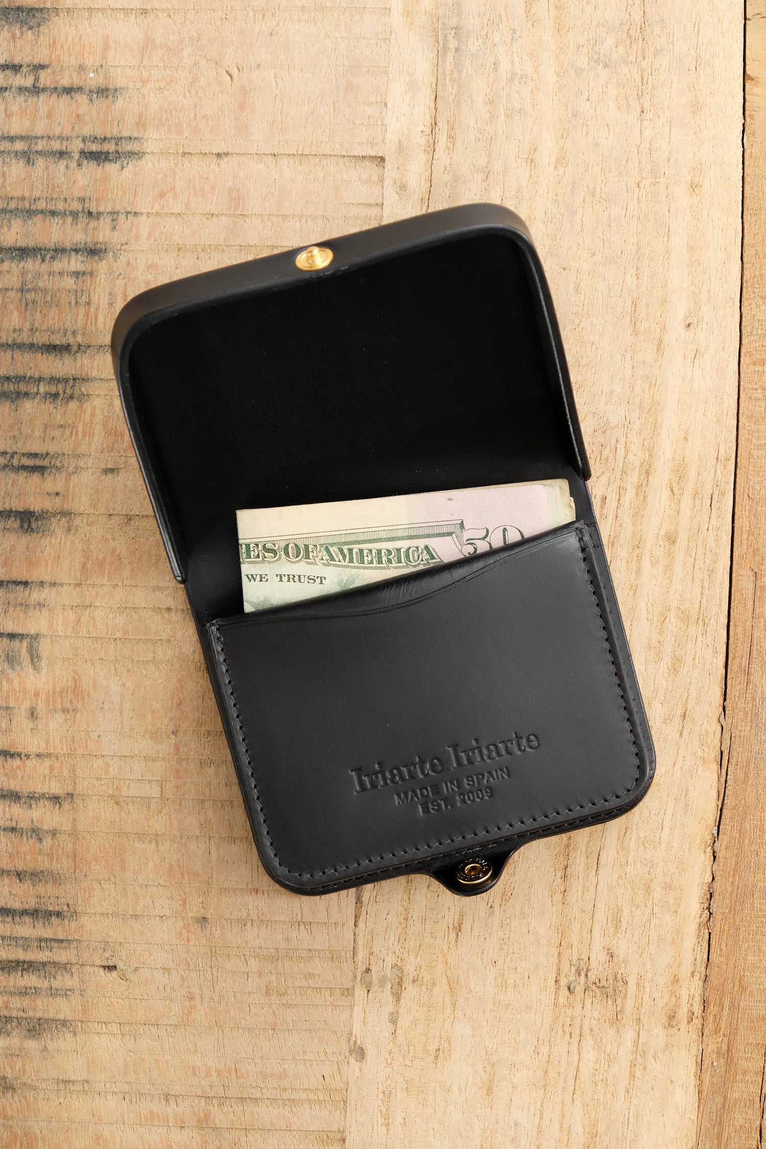 Iriarte Iriarte Accessories Wallets Jules Wallet in Black Black