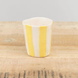 Isabel Halley Ceramics Wine Cups in Golden Rod 