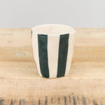 Isabel Halley Ceramics Wine Cups in Evergreen