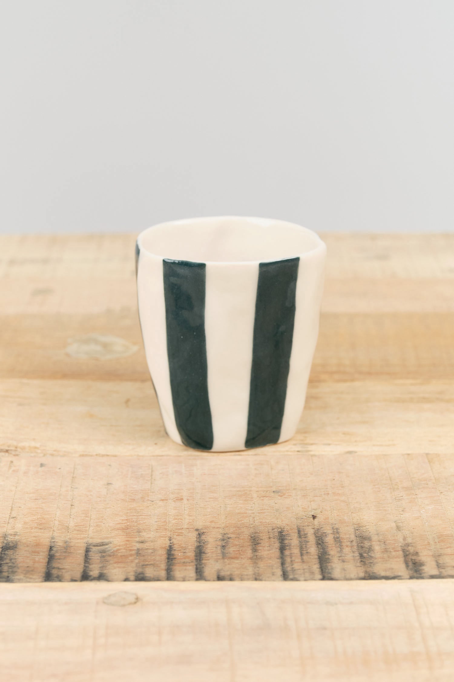 Isabel Halley Ceramics Wine Cups in Evergreen