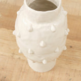 Cream Large Tear Drop Vase by Isabel Halley Ceramics