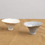 Isabel Halley Ceramics Porcelain Pinch Pots with 22 Karat Gold Rim