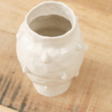 Cream Small Tear Drop Vase by Isabel Halley Ceramics 