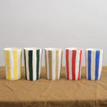 16 oz Porcelain Isabel Halley Ceramic Water Cups 