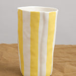Isabel Halley Ceramics Porcelain Water Cup in color Goldenrod