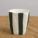 Isabel Halley Porcelain Wine Cup in color Evergreen