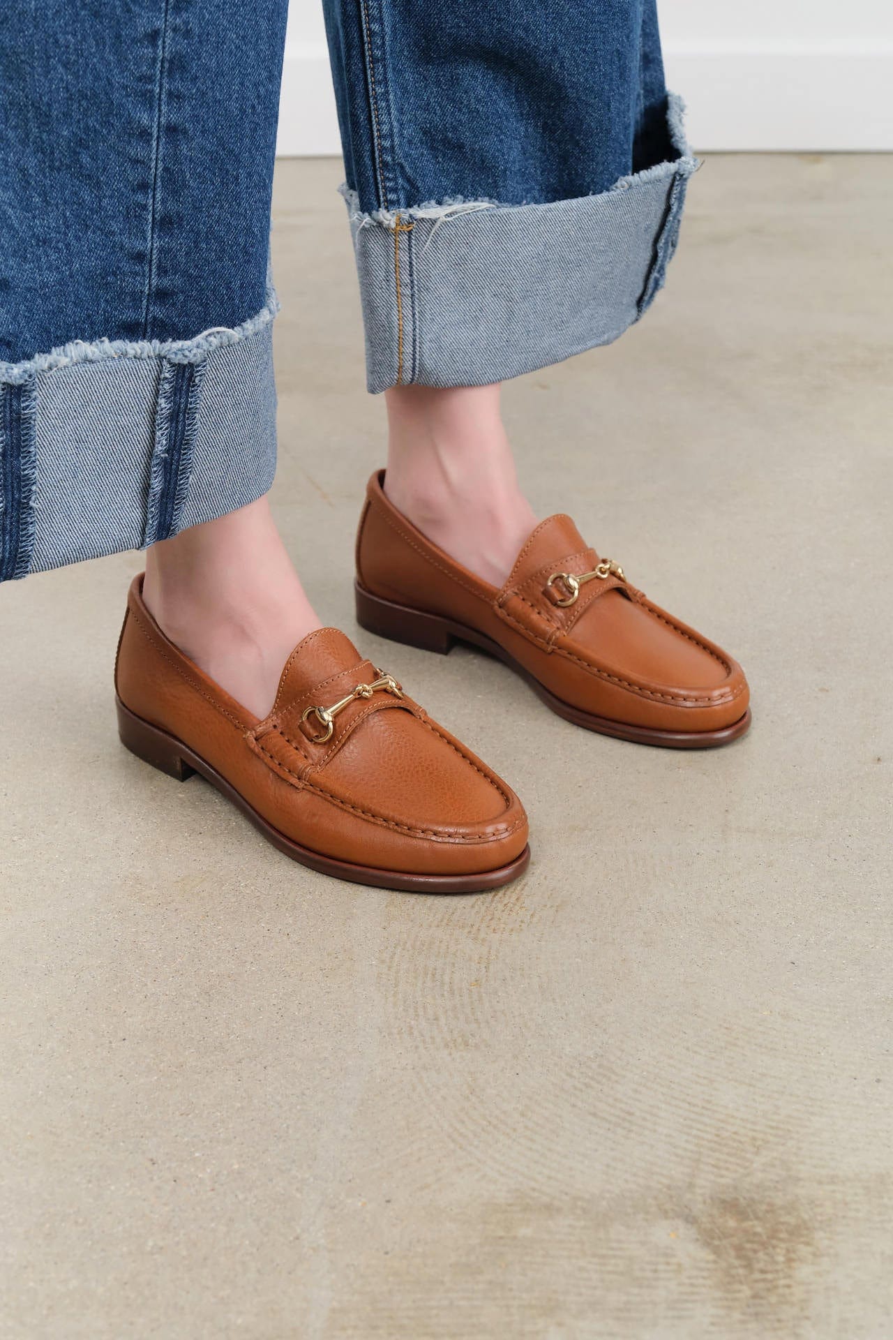 Jamie Haller Accessories Womens Shoes Bit Loafer in Cognac