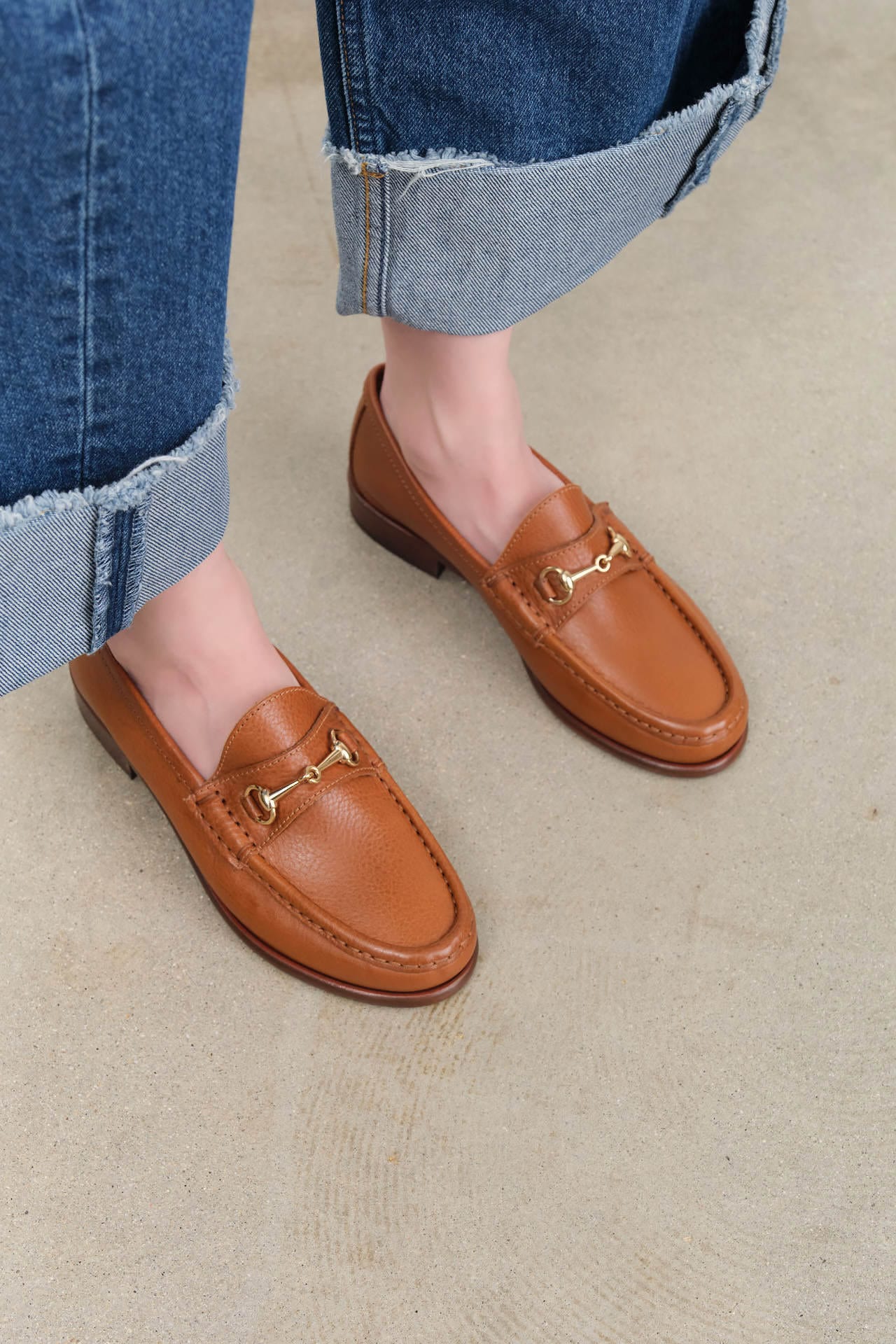 Jamie Haller Accessories Womens Shoes Bit Loafer in Cognac