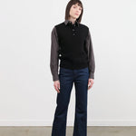 Jamie Haller Apparel Womens Denim Kenickie Blind Crease in Dark Raw
