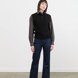 Jamie Haller Apparel Womens Denim Kenickie Blind Crease in Dark Raw