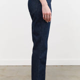 Jamie Haller Apparel Womens Denim Kenickie Blind Crease in Dark Raw