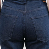Jamie Haller Apparel Womens Denim Kenickie Blind Crease in Dark Raw