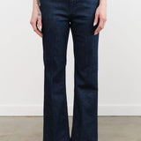 Jamie Haller Apparel Womens Denim Kenickie Blind Crease in Dark Raw