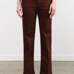 Jamie Haller Apparel Womens Denim Kenickie Blind Crease in Root Beer
