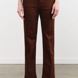 Jamie Haller Apparel Womens Denim Kenickie Blind Crease in Root Beer