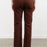Jamie Haller Apparel Womens Denim Kenickie Blind Crease in Root Beer