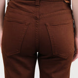 Jamie Haller Apparel Womens Denim Kenickie Blind Crease in Root Beer