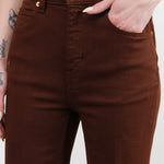Jamie Haller Apparel Womens Denim Kenickie Blind Crease in Root Beer