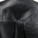 Jamie Haller Apparel Womens Blouses Leather Essential Shirt