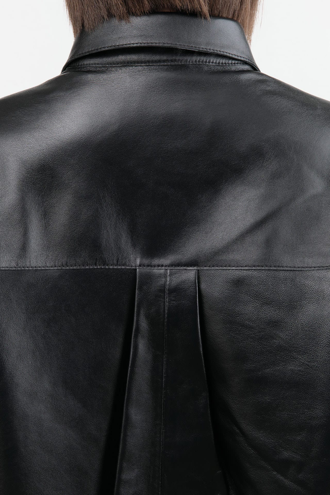 Jamie Haller Apparel Womens Blouses Leather Essential Shirt