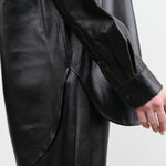 Jamie Haller Apparel Womens Blouses Leather Essential Shirt