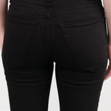 Mid Rise Crease in Black