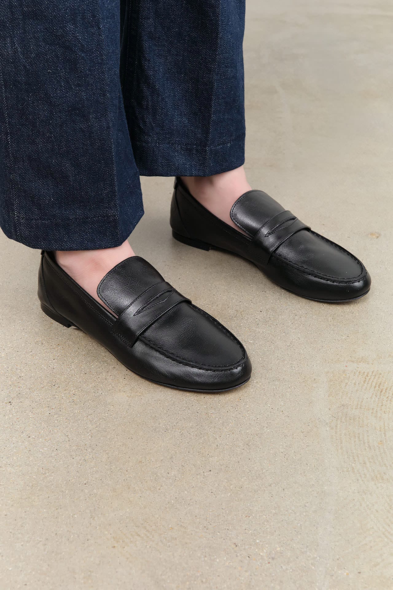 Jamie Haller Accessories Womens Shoes Penny Loafer in Black