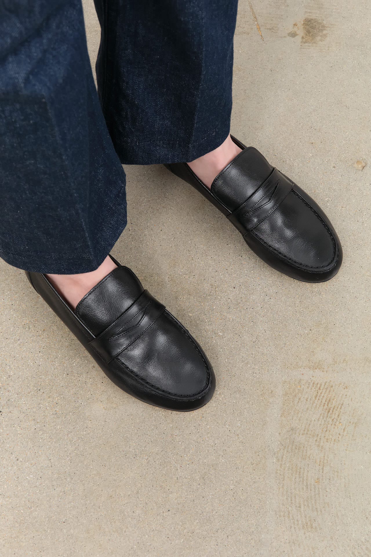 Jamie Haller Accessories Womens Shoes Penny Loafer in Black