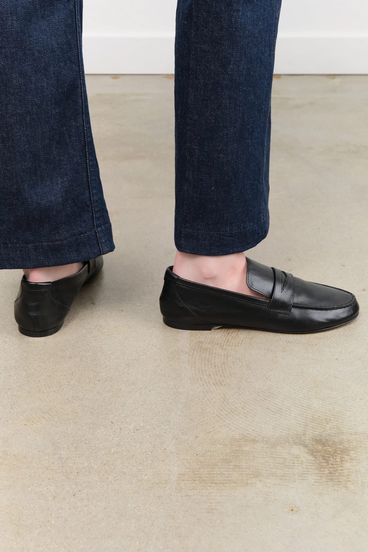 Jamie Haller Accessories Womens Shoes Penny Loafer in Black
