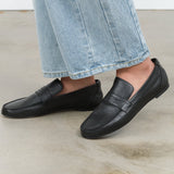 Lifted view of Penny Loafer in Black