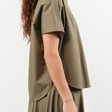 Jamie Haller Apparel Womens Blouses The Amalfi Shell in Taupe