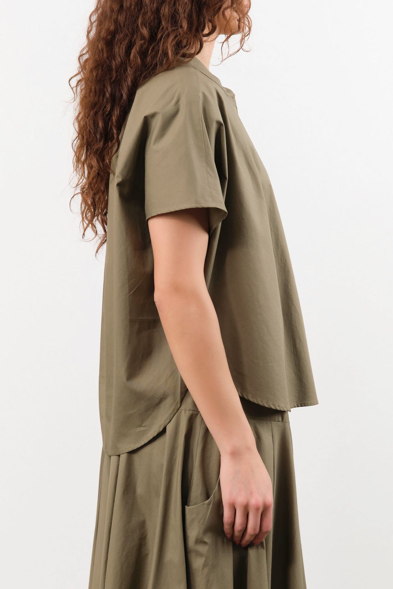 Jamie Haller Apparel Womens Blouses The Amalfi Shell in Taupe