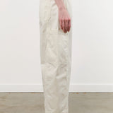 Jamie Haller Apparel Womens Denim The Baggy Painter Crop in Ecru