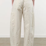 Jamie Haller Apparel Womens Denim The Baggy Painter Crop in Ecru