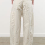 Jamie Haller Apparel Womens Denim The Baggy Painter Crop in Ecru