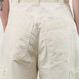 Jamie Haller Apparel Womens Denim The Baggy Painter Crop in Ecru
