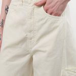 Jamie Haller Apparel Womens Denim The Baggy Painter Crop in Ecru