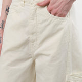 Jamie Haller Apparel Womens Denim The Baggy Painter Crop in Ecru
