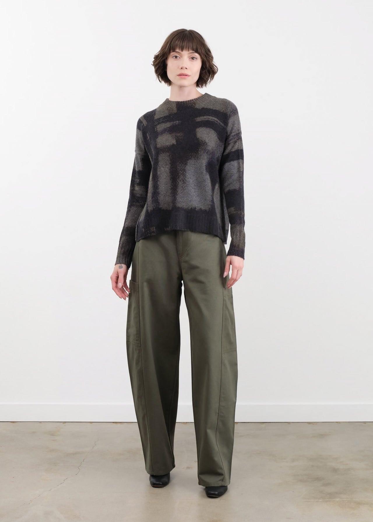 Jamie Haller Apparel Womens Pants The Baggy Painter Twill Pant
