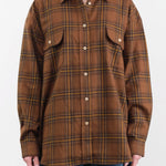 Jamie Haller Apparel Womens Blouses The Big Shirt Flannel