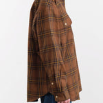 Jamie Haller Apparel Womens Blouses The Big Shirt Flannel