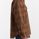 Jamie Haller Apparel Womens Blouses The Big Shirt Flannel