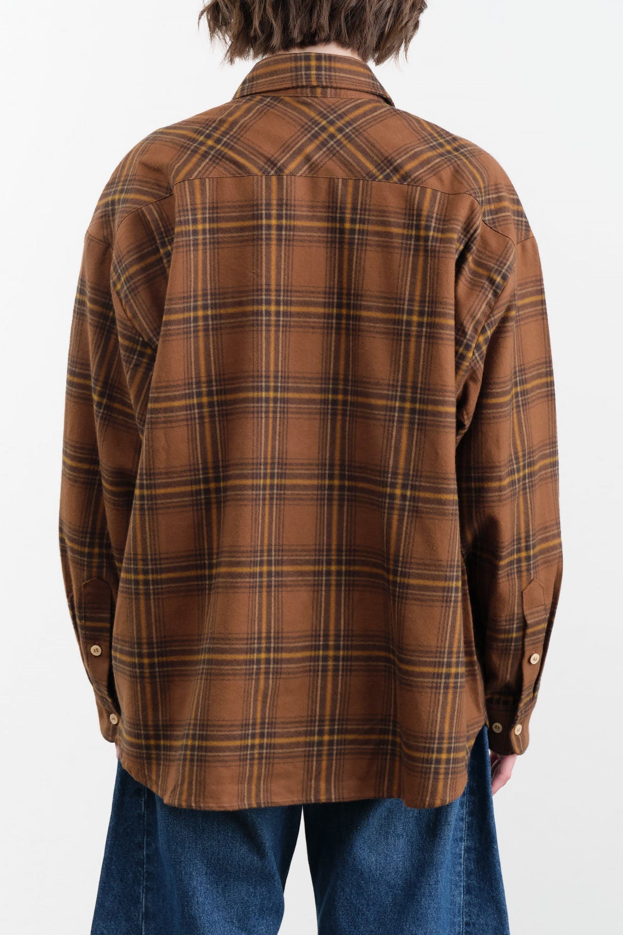 Jamie Haller Apparel Womens Blouses The Big Shirt Flannel