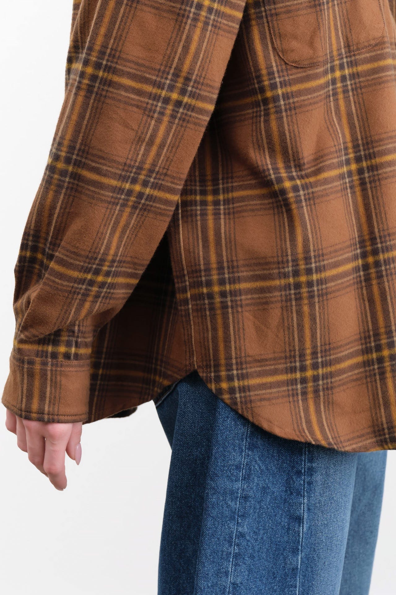 Jamie Haller Apparel Womens Blouses The Big Shirt Flannel