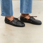 Jamie Haller Accessories Womens Shoes The Boat Loafer in Black