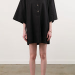 Jamie Haller Apparel Womens Dresses The Caftan Mini Dress in Black