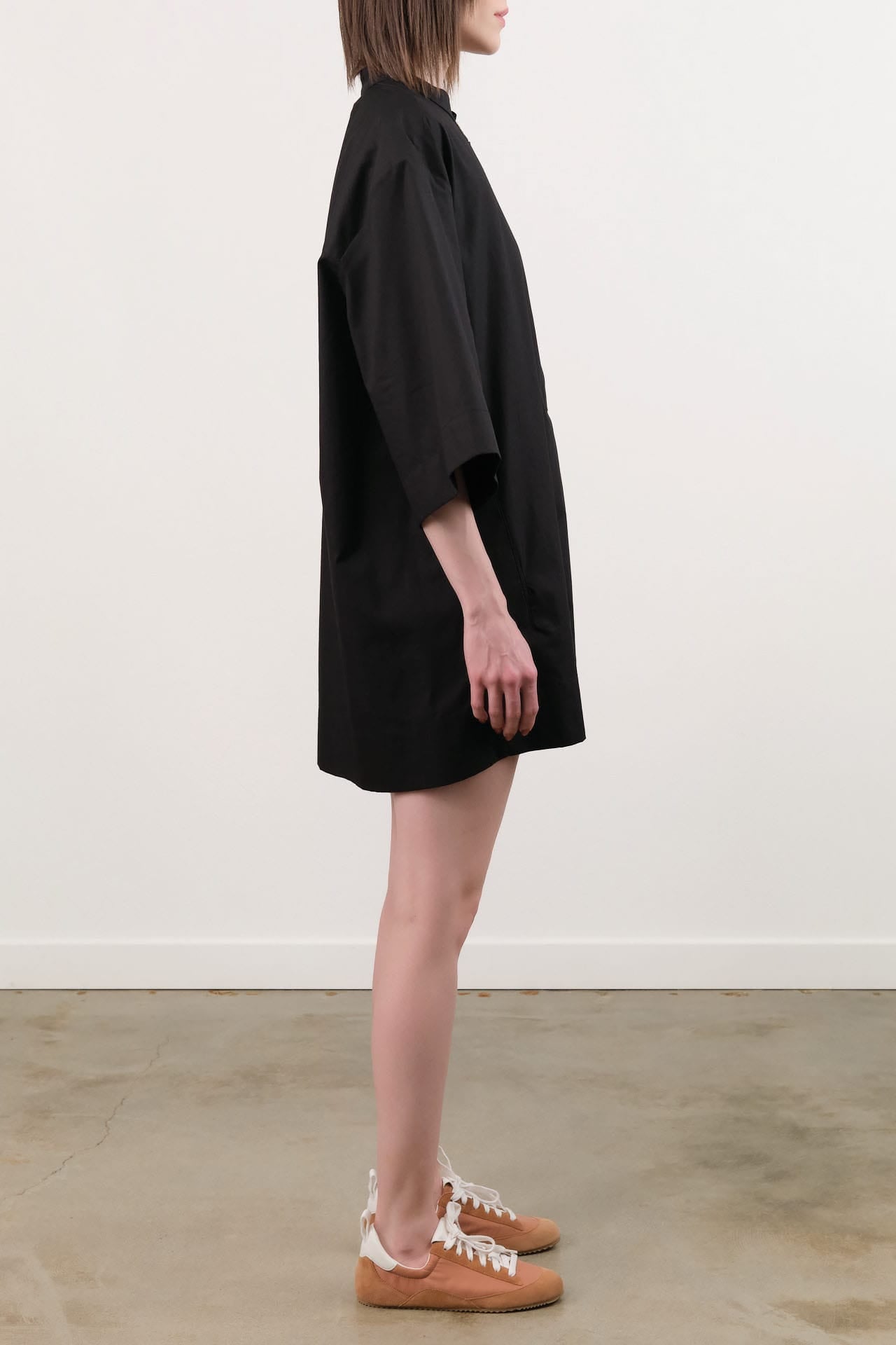 Jamie Haller Apparel Womens Dresses The Caftan Mini Dress in Black