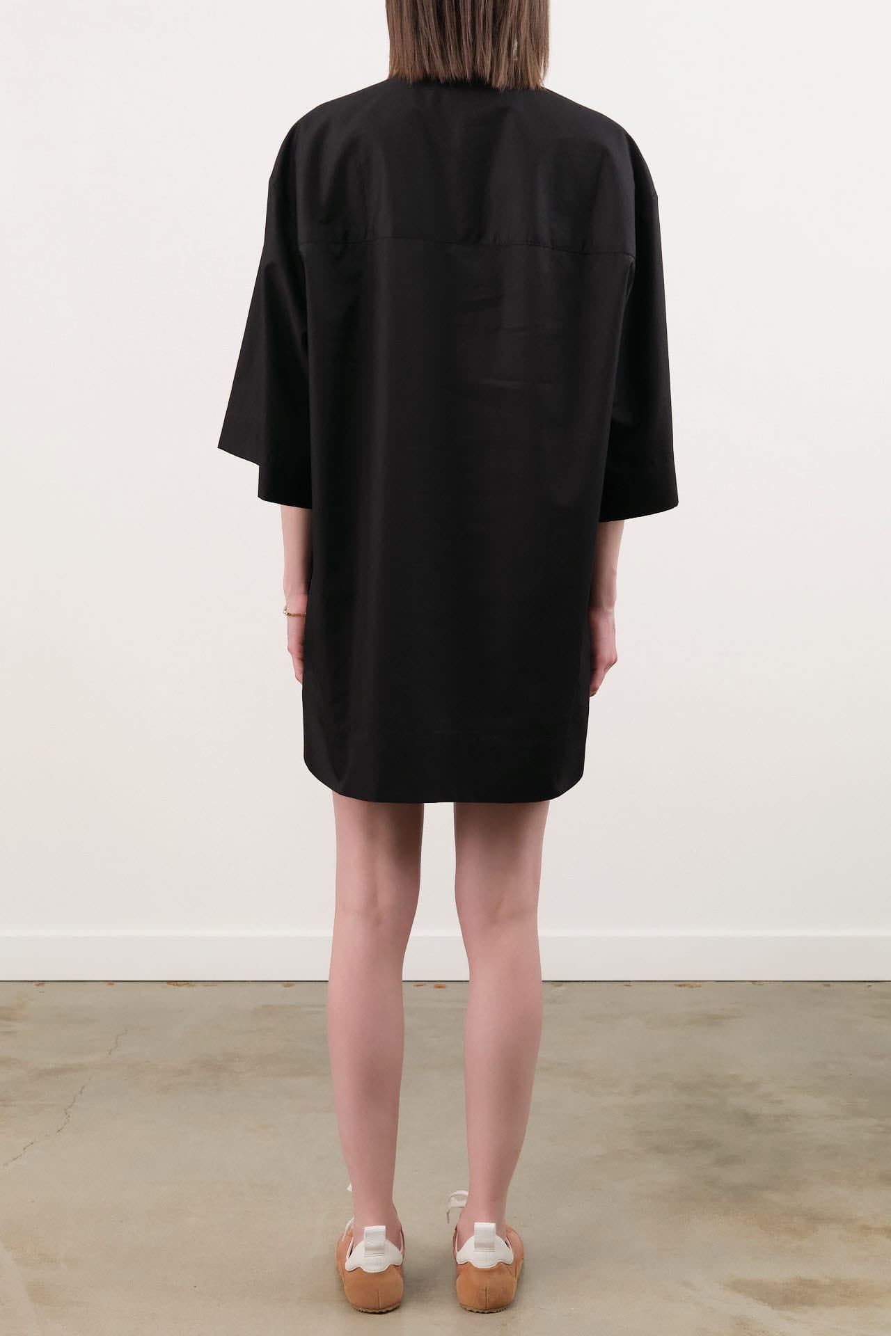 Jamie Haller Apparel Womens Dresses The Caftan Mini Dress in Black