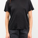 Jamie Haller Apparel Womens Blouses The Chameleon Tee Linen in Black