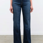Jamie Haller Apparel Womens Denim The Crease Jean in Distressed Dark